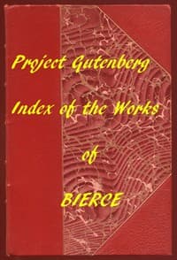Index of the Project Gutenberg Works of Ambrose Bierce book cover