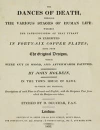 The Dances of Death
Through the Various Stages of Human Life: Wherein the Capriciousness of that Tyrant is Exhibited