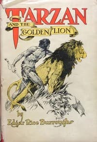 Tarzan and the Golden Lion book cover