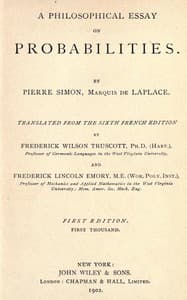 A Philosophical Essay on Probabilities book cover