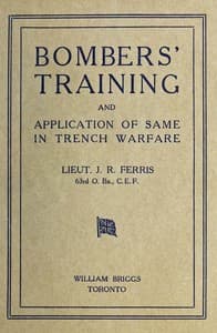 Bombers' Training, and Application of Same in Trench Warfare book cover