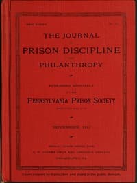 The Journal of Prison Discipline and Philanthropy (New Series, No. 50) November 1911