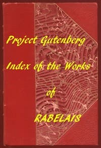 Index of the Project Gutenberg Works of Rabelais book cover