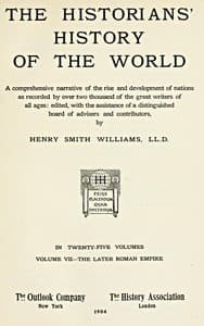 The historians' history of the world in twenty-five volumes, volume 07