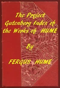 Index of the Project Gutenberg Works of Fergus Hume book cover