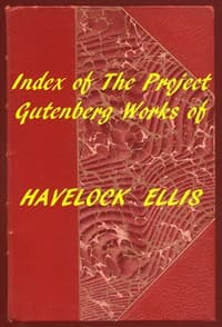 Index of the Project Gutenberg Works of Havelock Ellis book cover