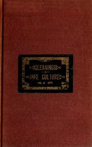 Gleanings in Bee Culture, Vol. III. No. 3 book cover