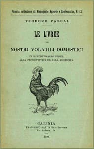 Le livree dei nostri volatili domestici
in rapporto allo sport, alla produttività ed alla rusticità