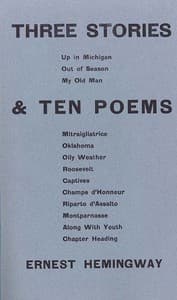 Three Stories & Ten Poems