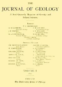 The Journal of Geology, January-February 1893
A Semi-Quarterly Magazine of Geology and Related Sciences
