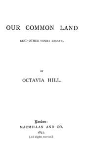 Our Common Land (and Other Short Essays) book cover