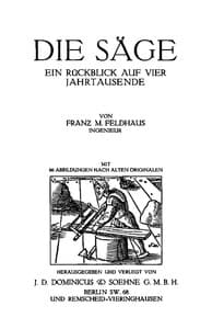 Die Säge: Ein Rückblick auf vier Jahrtausende