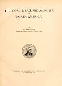 The Coal Measures Amphibia of North America book cover