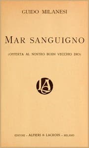 Mar sanguigno (Offerta al nostro buon vecchio Dio) book cover