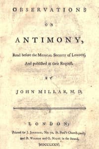 Observations on antimony
Read before the Medical Society of London, and published at their request