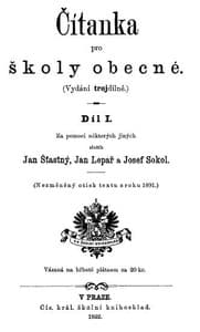 Cítanka pro skoly obecné. Díl I book cover