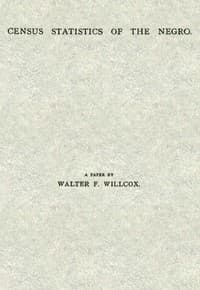 Census Statistics of the Negro: A Paper