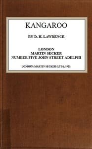 Kangaroo book cover