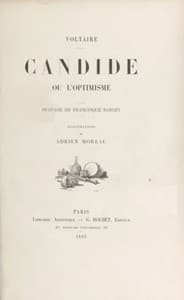 Candide, ou l'optimisme book cover