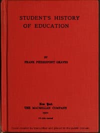 A student's history of education
