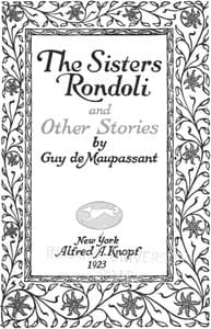 The Sisters Rondoli, and Other Stories book cover