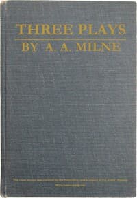Three Plays book cover