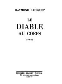 Le Diable au Corps: Roman book cover