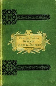 Deberes de buena sociedad book cover