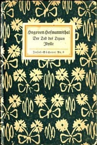 Der Tod des Tizian. Idylle. Zwei Dichtungen book cover