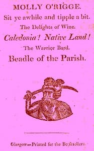Molly O'Rigge
Sit Ye Awhile and Tipple a Bit. The Delights of Wine. Caledonia! Native Land! The Warrior Bard. Beadle of the Parish.