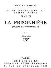 La Prisonnière (Sodome et Gomorrhe III) book cover