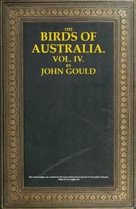 The Birds of Australia, Vol. 4 of 7 book cover