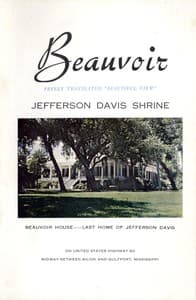 Beauvoir: Jefferson Davis Shrine book cover