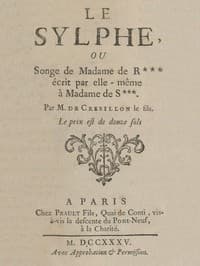 Le Sylphe
ou, Songe de Mme de R***, écrit par elle-même à Mme de S*** by Crébillon
