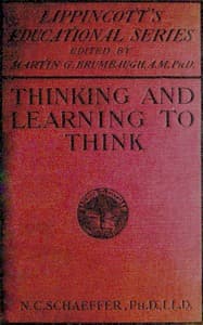 Thinking and learning to think book cover