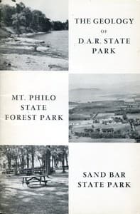 The Geology of D.A.R. State Park, Mt. Philo State Forest Park, Sand Bar State Park book cover