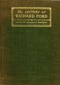 The letters of Richard Ford, 1797-1858 book cover