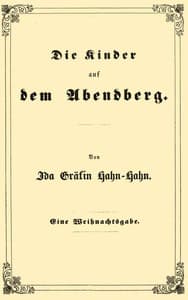 Die Kinder auf dem Abendberg: Eine Weihnachtsgabe book cover