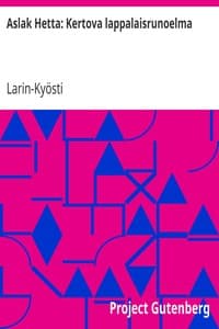Aslak Hetta: Kertova lappalaisrunoelma