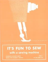It's Fun to Sew with a Sewing Machine book cover