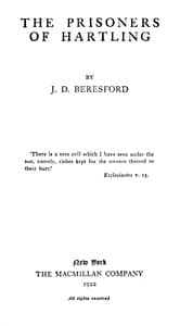 The Prisoners of Hartling book cover