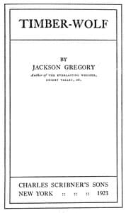 Timber-Wolf book cover