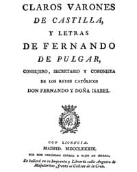 Claros varones de Castilla, y Letras