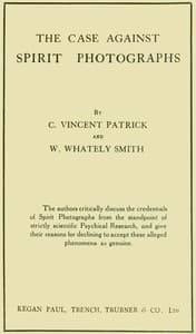 The Case Against Spirit Photographs book cover