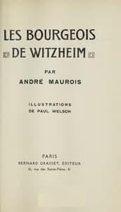 Les Bourgeois de Witzheim