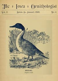 The Iowa Ornithologist, Volume 2, No. 2, January 1896
For the Student of Birds