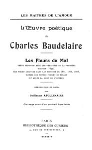 L'Oeuvre Poètique de Charles Baudelaire: Les Fleurs du Mal book cover