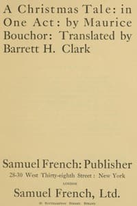 A Christmas Tale: in One Act book cover