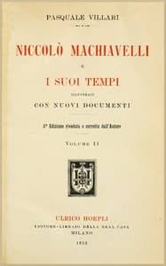 Niccolò Machiavelli e i suoi tempi, vol. II book cover