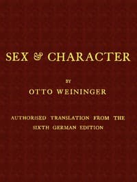 Sex & Character
Authorised Translation from the Sixth German Edition
